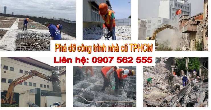 Phá dỡ nhà bằng dụng cụ cầm tay